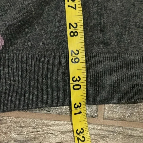 Claiborne men’s argyle sweater V-neck Gray & purple Size XXL NWOT Preppy - Picture 6 of 11